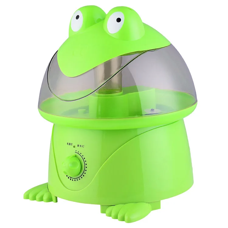 Free shipping frog ultrasonic air humidifier mist maker aromatherapy