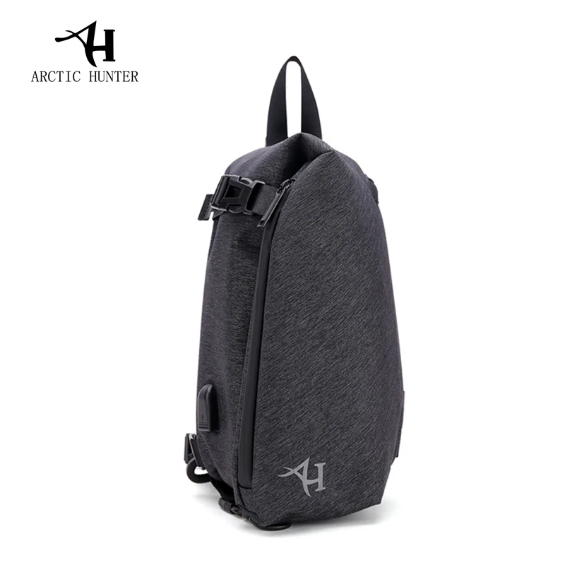 Сумка для мужчин и женщин с дизайном ARCTIC HUNTER, USB порт зарядного устройства, водонепроницаемая нейлоновая повседневная мужская сумка-мессенджер на плечо, Рождественская сумка