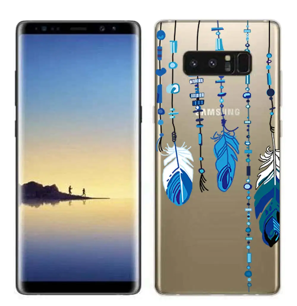 Clear Silicone Fundas for Samsung Galaxy S8 S9 S8 Plus S9 Plus Soft TPU Cover for Samsung Note 3 4 5 7 8 9 Case Protective Shell (11)