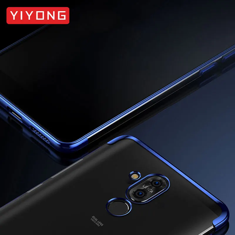 Для huawei mate 20 Lite чехол YIYONG роскошное покрытие мягкий для Pro 20X20 силиконовый матовый