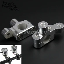 Универсальный мотоцикл хром " 25 мм руль стояк офсетный счетчик gps телефон Монтажный кронштейн зажим для Harley Sportster