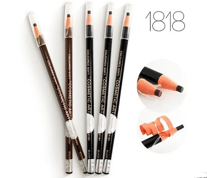 Limited Chance for  12 Pcs Professional Permanent Make Up Anti-water 5 Colors Soft Cosmetic ART Long Lasting Eyebrow Pe
