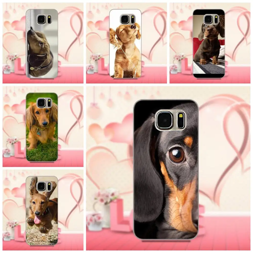 Oedmeb для Apple iPhone 4 4S 5 5C 5S SE 6 6S 7 8 Plus X LG G3 G4 G5 G6 K4 K7 K8 K10 V10 V20 чехол такса Love My Dog щенок |
