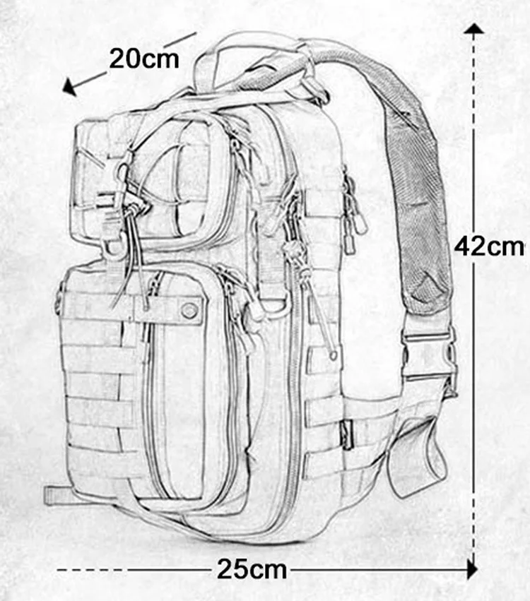 Esportes ao ar Mochila para Acampamento Bolsa de Ombro Duplo dos Homens Qualidade Superior Livre Tático Caminhadas Escalada Mochila 2 Qualidade superior esportes ao ar livre tático