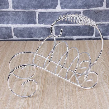 

Elegant and gorgeous European style wine rack alloy mesh wine rack frame Wine iron handle device