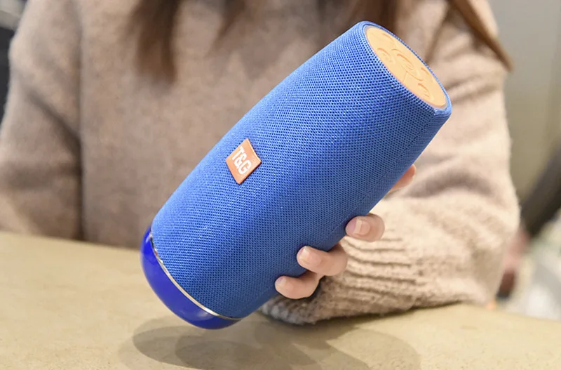 Портативная интеллектуальная беспроводная Bluetooth Колонка стерео бас эффект