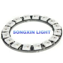 2 шт. CJMCU 16 бит WS2812 5050 RGB светодиодный полноцветный встроенный дальнего света круглая макетная плата