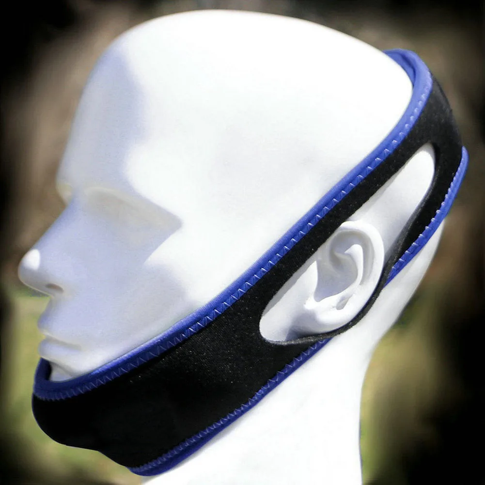 Anti snore apparatus with anti snore chin strap with anti snore