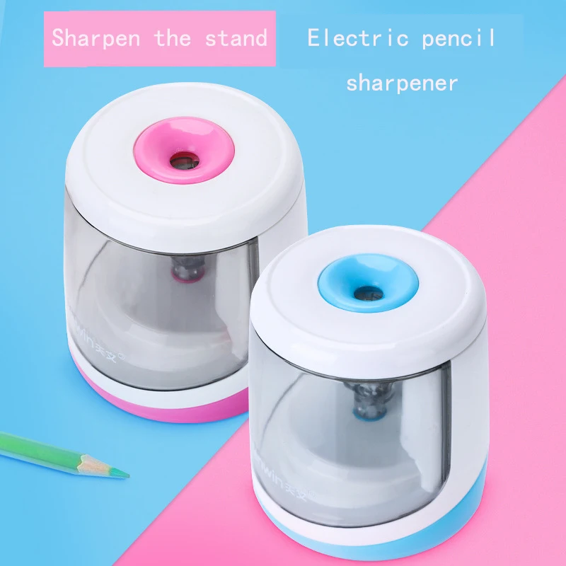 Electric multi function pencil sharpener battery powered student school