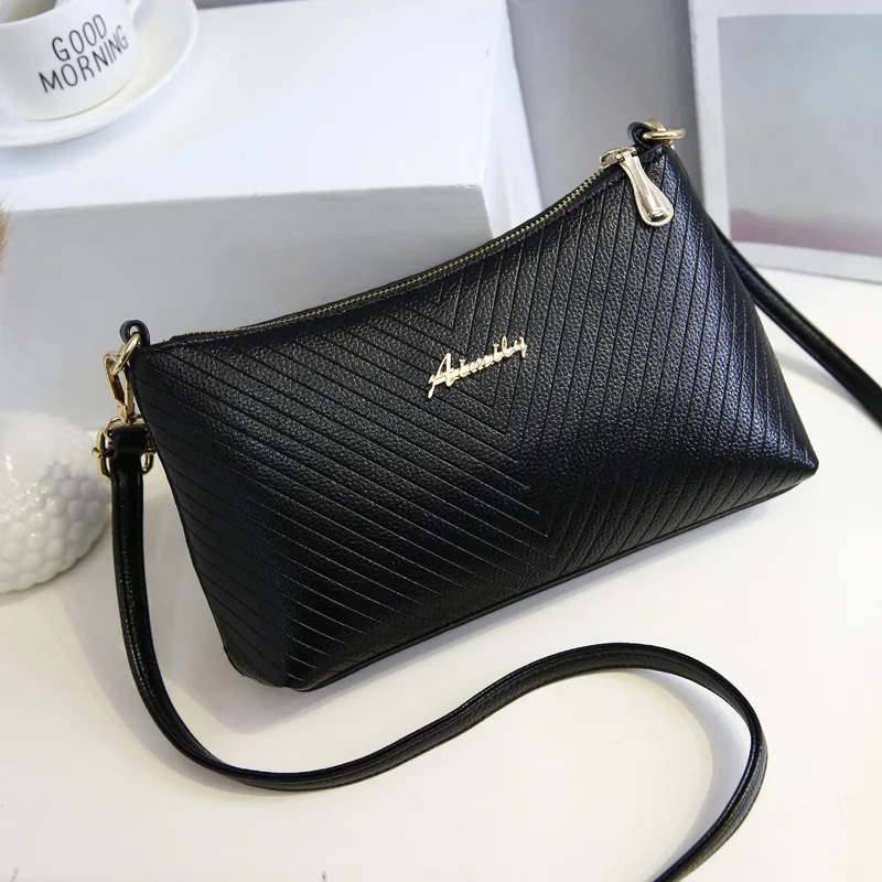 

New lychee grain handbag for spring 2019 Simple one-shoulder bag for ladies Cross-body bag supports one piece for delivery