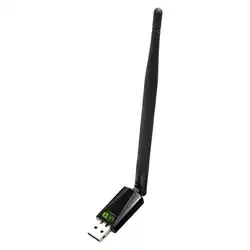 Беспроводной WiFi адаптер Dongle 150 Мбит/с Соединительная плата локальной компьютерной сети приемник с антенной