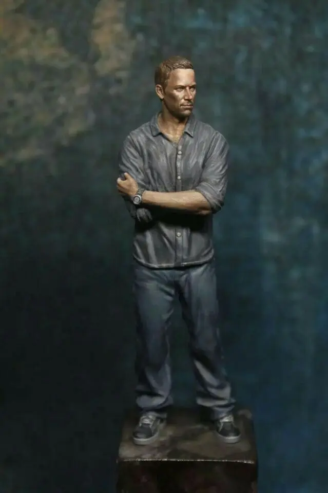 1/18 resin смола фигура 90 мм гоночный драйвер Mr Walker