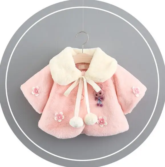 baby girl white winter coat