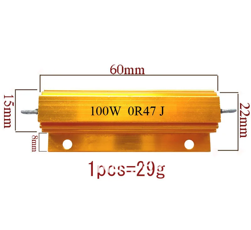 MK321F75W 100 Вт 0 47 Ом 0R47 100% оригинальный новый фиксированный резистор мощность