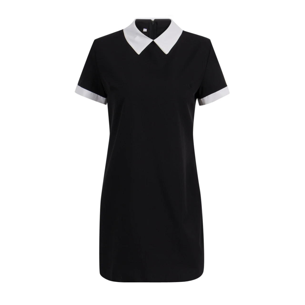 Женская летняя одежда, Дамское Бандажное облегающее мини-платье с длинным рукавом, Повседневное платье-рубашка, женская одежда - Цвет: Черный