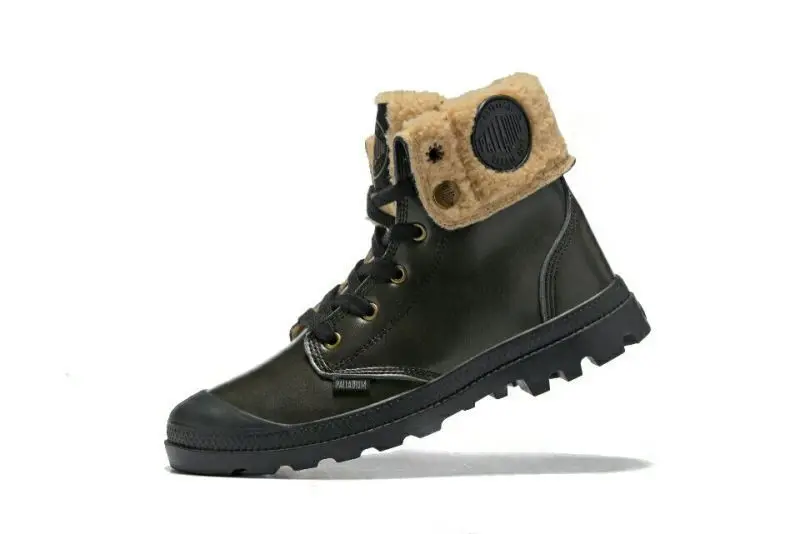 PALLADIUM Pampa Hi Lea M; женские ботинки-солдатики на молнии; кожаные ботильоны; сезон весна-осень; обувь на шнуровке с квадратным носком