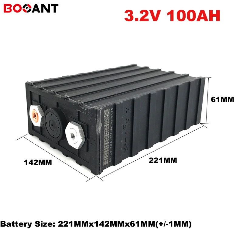 Discount 3.2V 100Ah LiFePO4 Battery Rate For Electric Bicycle/EV/Solar System Lithium Battery 12V 24V 48V 60V 72V 100AH Free Shipping 9