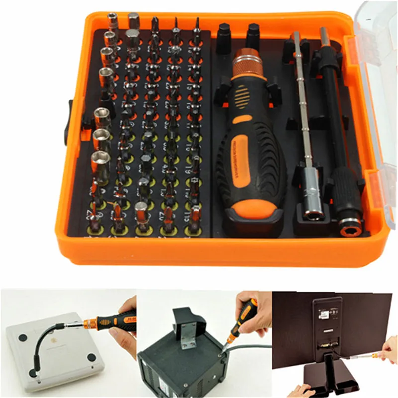 

New High Quality 53 in 1 Multi-Bit Precision Torx Screwdriver Tweezer Cell Phone Repair Tool Set Selling