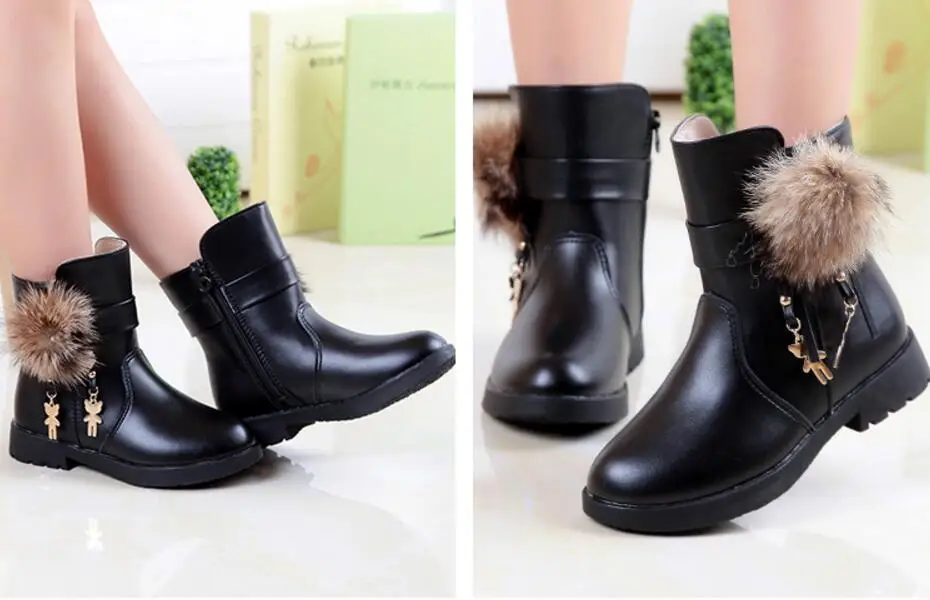 Girls high heel boots-25