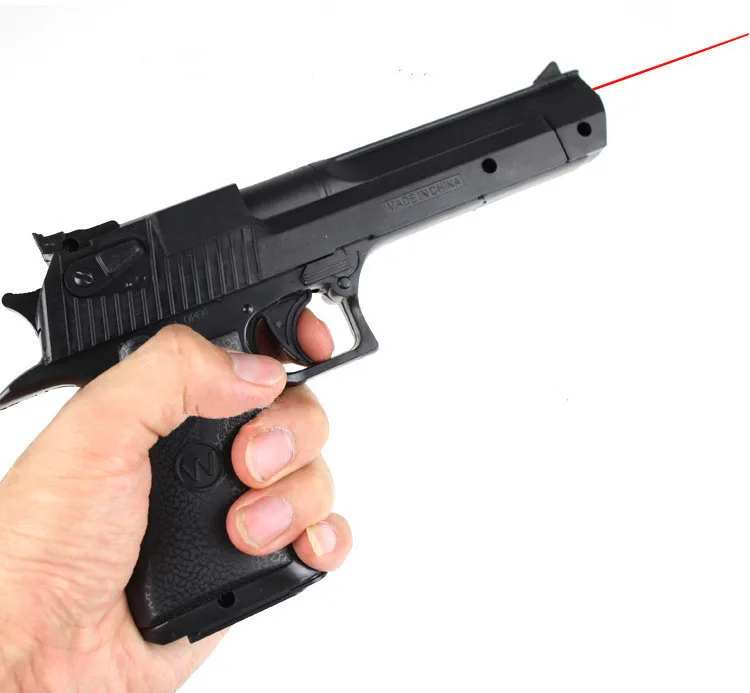 Desert Eagle Plastic Toy gun Pistol Laser Infrared Pistola Props Airsoft Weapon Nerf Blaster Gun
