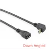 Micro USB 2.0 5Pin Male to Female to Extension connector Adapter Long plug Connector 90 Degree Right & Left & Up & Down Angled ► Photo 3/5