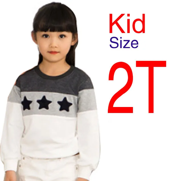 Одежда для всей семьи; коллекция года; одежда «Мама и я»; Модная хлопковая семейная одежда для мамы, папы и ребенка; одинаковые комплекты для семьи с вышитыми звездами - Цвет: Kid size 2T