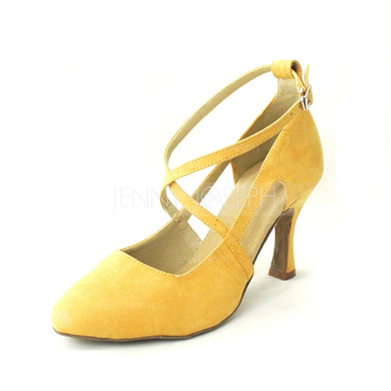 New Design Ladies Women Tango Salsa Ballroom Latin Dance Shoes with Suede Sole 3 Inch Heels | Спорт и развлечения