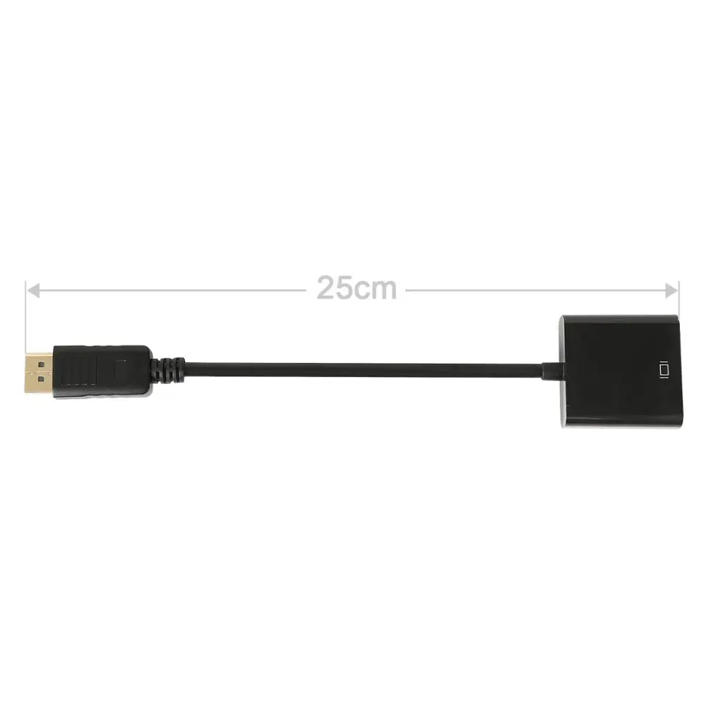 Onvian DisplayPort DP to VGA Кабель адаптер 1080P конвертер Папа мама кабель для ПК компьютера