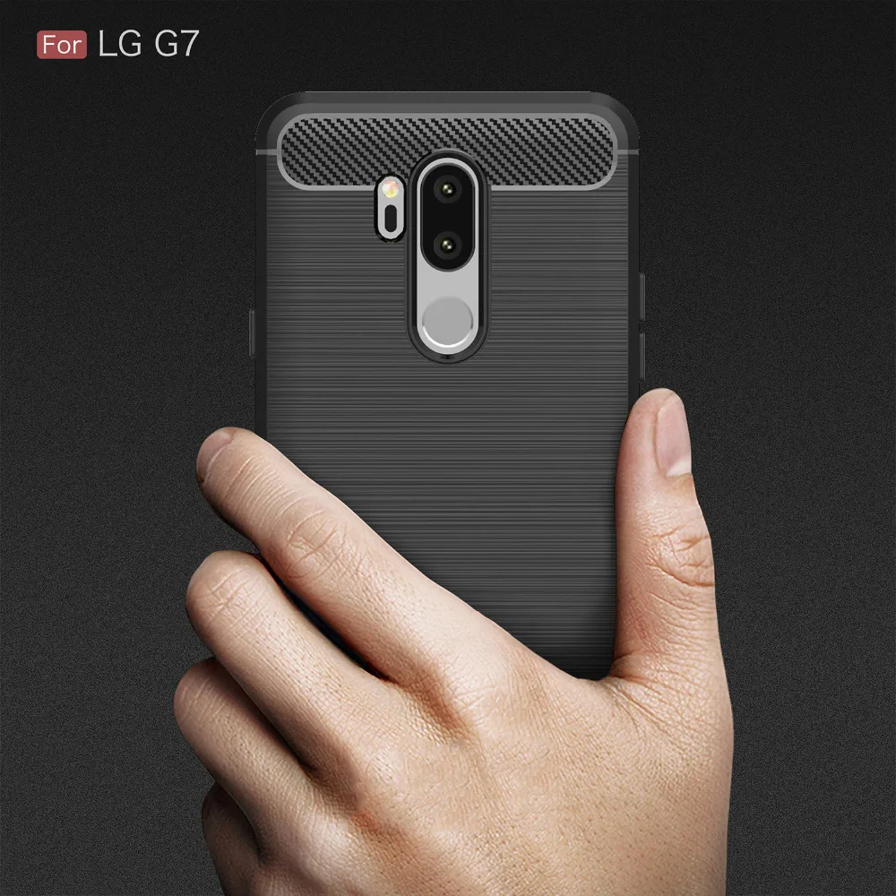 

Case for LG G7 Silicone Cover for LG G7 for LG G7 Case Silicon Mobile Phone Back Cover Soft Fundas Coque Etui Accessory