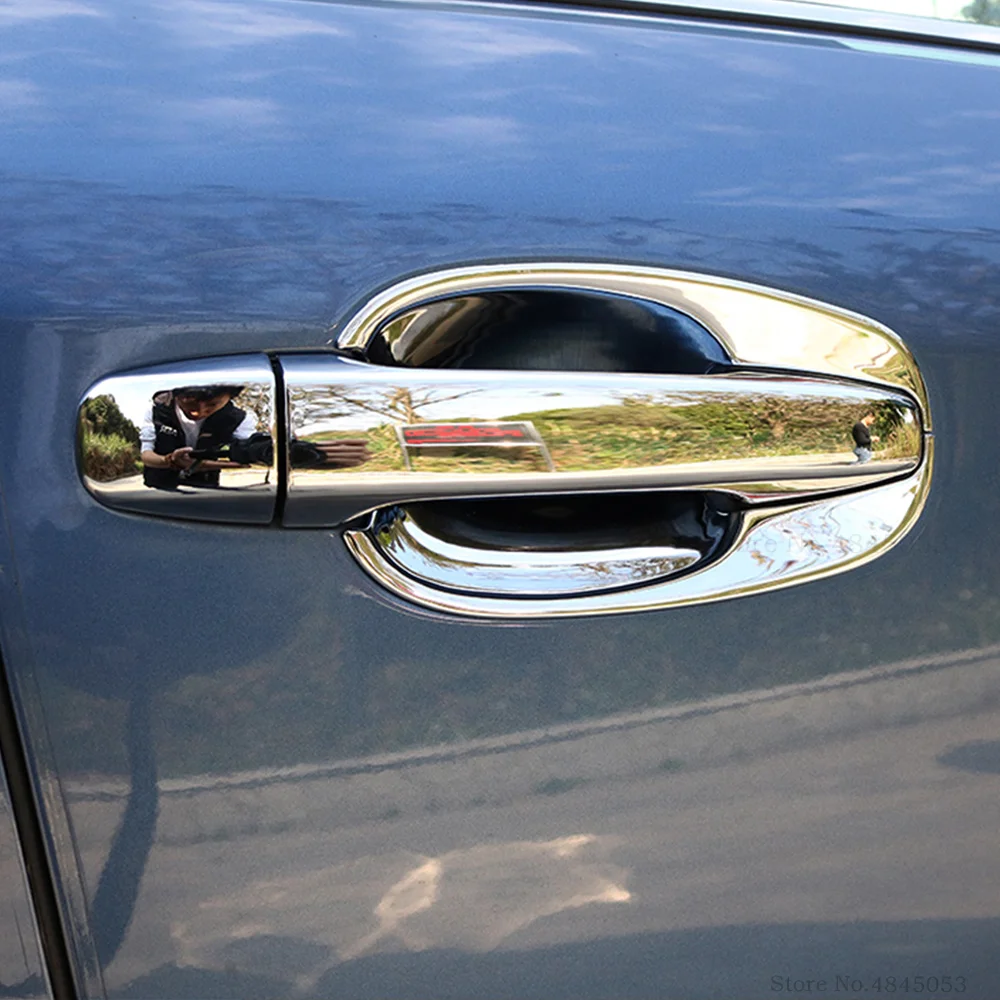

For Subaru Forester 2013 to 2018 Door Handle Cover Handle Bowl Cover Protective Trims Cup Insert Frames Car Auto Accessories