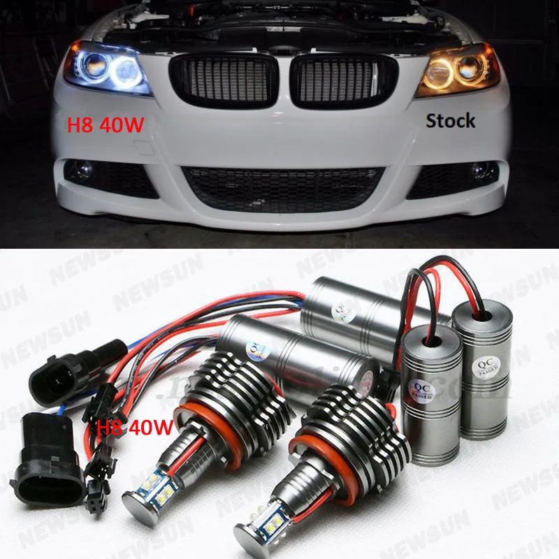 H8 Led marker bulbs for BMW E87 E92 angel eye led,2016 Newest car