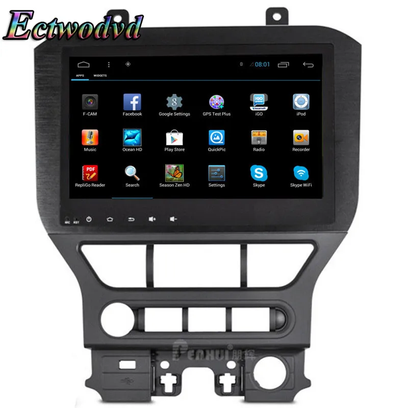 Ectwodvd 10 2 дюймов Восьмиядерный Android 8 1 Автомобильная dvd навигационная система Радио