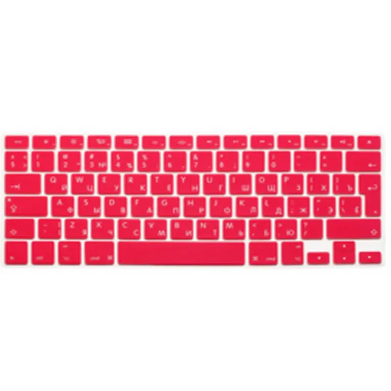 

(2pcs) UK Russian Letters Keyboard Film protector for Macbook Air Pro Retina 13" 15" 17"Laptop Skin Covers for Mac book Gel case