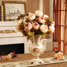 Европейский Керамика ваза настольная Wine Room модные роскошные высококачественные украшения домашнего интерьера Свадебные украшения