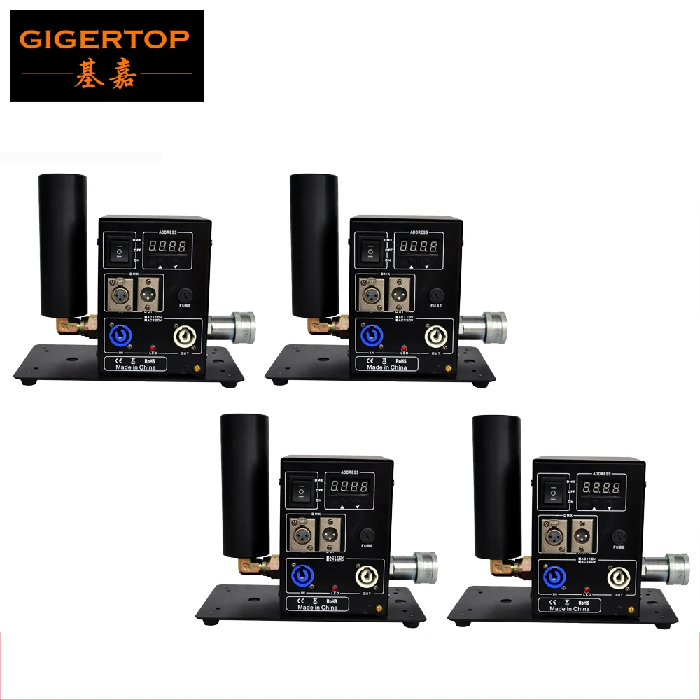 US $580.00 Freeshipping 4XLOT Single Head Cryo Co2 Jet Blaster DMX 512 200W DMXManual Cooling Down Dancing Floors CO2 CRYO Plume 100V220V