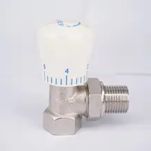 Латунь локоть контроль температуры клапан Union Socket 1/" BSP Female-male Thread