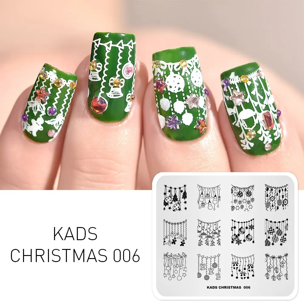 

Rolabling Nail Stamping Templates Beauty Pattern Nail Art Stamp Stamping Plates Template Image Plate Printing Nails Stencils