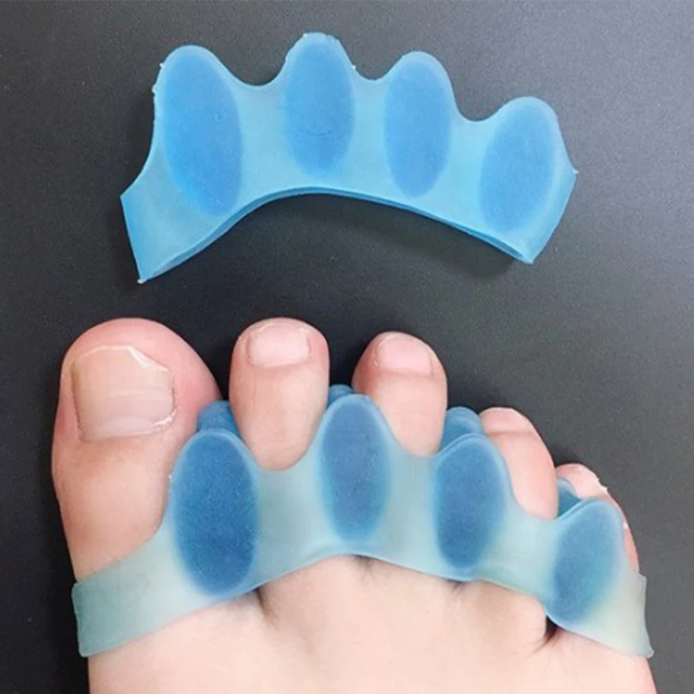 Silicone Toe Straightener Separator Bunion Relief Brace Corrector Foot Treatment