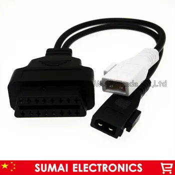 

Good quality 2 Pin+2 Pin male to 16 Pin female OBD2 diagnostic cable connector,OBDII conversion plug for Audi etc.car