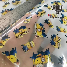 Гидрографическая печатная пленка с мультипликационным рисунком, водная гидрографическая переводная печатная пленка 0,5 м, Аква-Принт, пленка HYA-636