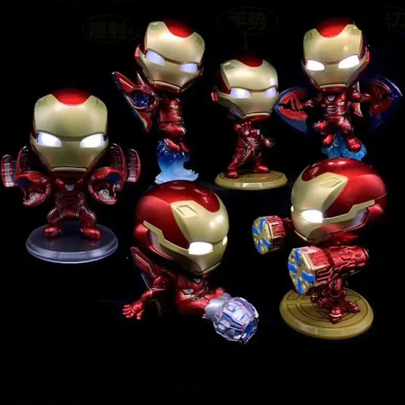 

In stock New Hot Marvel Avenger Steel Machine Man Dancing Robot LED Flashlight Electric Music Toy Series Electric Iron Man Robot