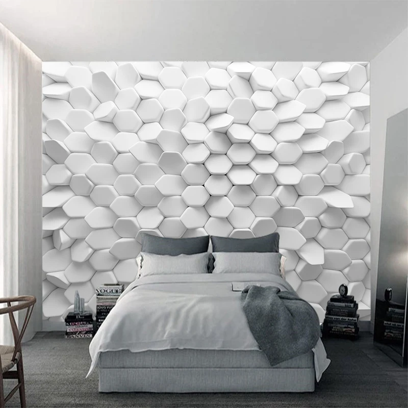 

Vision Irregular Pentagon Ordering Custom Modern Wallpaper The New Abstract Geometric Figure Wall Mural Wallpaper YBZ148
