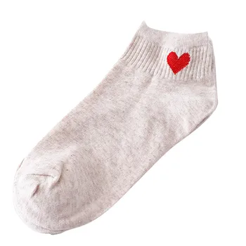 

2019 NEW FASHION Women Heart-Shaped Fashion Skateboard Sock Comfortable Socks Free ship T4