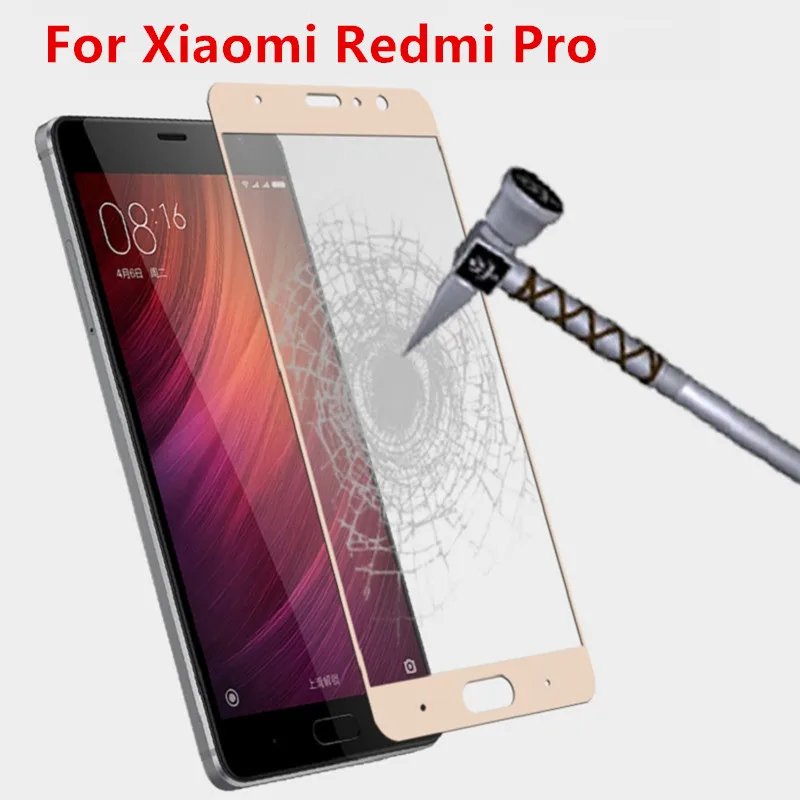 

Xinchentech Full Coverage For Xiaomi Redmi Pro Case Tempered Glass Film 9H UltraThin Screen Protector For RedmiPro Prime 5.5inch