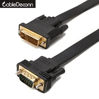 

dvi-d vga cable adapter DVI-D 24 1 to VGA converter dvi-d to vga cable for Projector Monitor pc