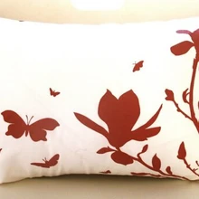 801 Новое поступление Акция прямоугольные печатные птицы постельные принадлежности диван Подушка без наполнителя аппликация домашняя кровать автомобиля Dec