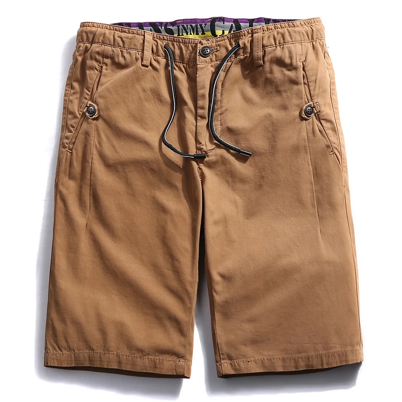 Мужские шорты-карго, летние шорты в стиле милитари, мужские модные шорты, повседневные однотонные шорты до колен, мужские бермуды, стиль, большие размеры F16
