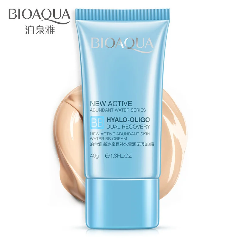 

40g BIOAQUA New Spring Water BB Cream Facial Cream Face Concealer Spots Whitening Oil Control Nude Makeup Skin Care Kit