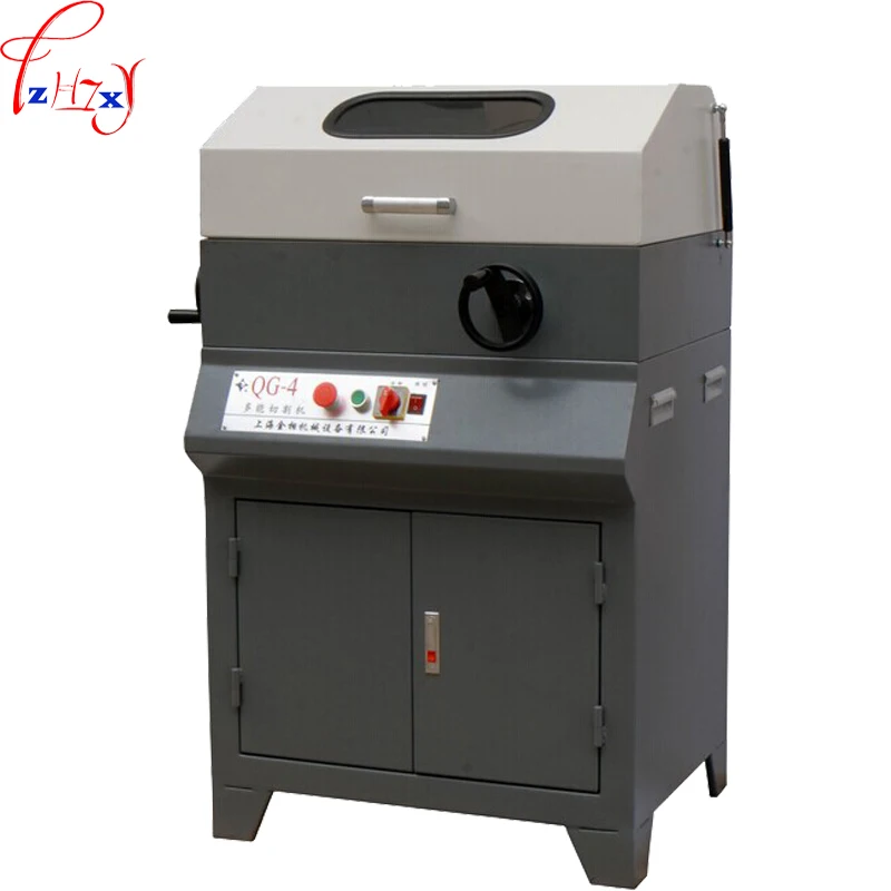 

1pc QG-4 Multi-functional sample cutter machine 1.1KW vertical sample cutter machine used to cut out irregular specimens 380V