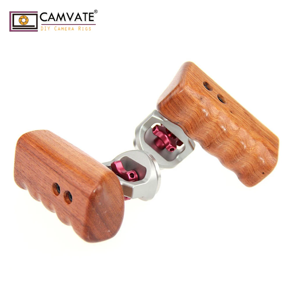 

Wooden handgrip (right & left hand)-Titanium C1327 camera photography accessories